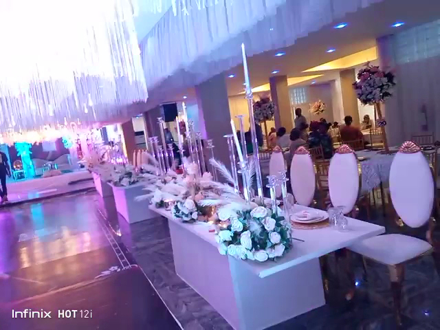 Josephine's Place (Gold Centre) interior - Asaba wedding hall